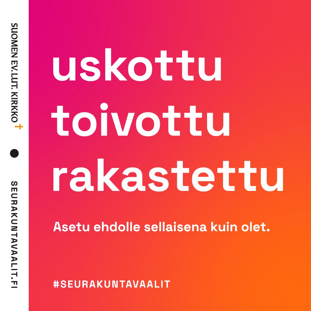 Lue lisää seurakuntavaaleista kirkon evl.fi - sivuilta (linkki avautuu uuteen ikkunaan) 